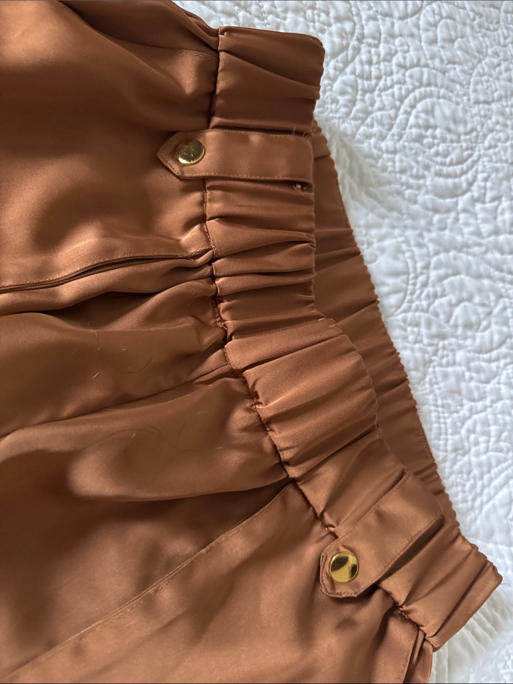 Cargo Jogger Pants in Rich Golden Brown - Picture 6 of 8